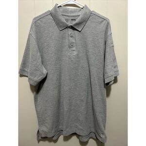 511 Tactical Large Gray T Shirt Short Sleeved‎ Collard 638